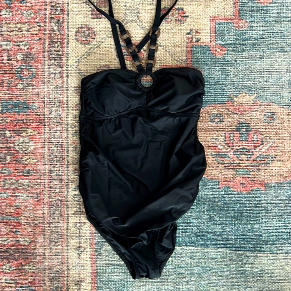 Maternity one-piece swim suit